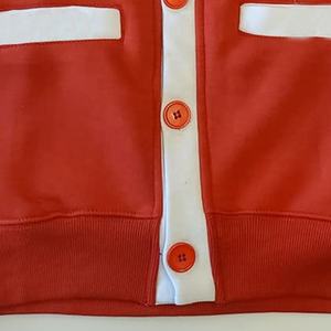 Cárdigans Personalizados de Punto Fino con Bordado para Hermandades Universitarias y Fraternidades, Estilo Casual con Decoración de Botones, Primavera - Product Image 6