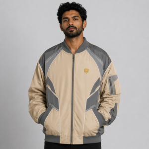 Ventes en gros de vestes bomber surdimensionnées pour hommes personnalisées pour l'hiver, vestes bomber en nylon satiné uni pour hommes grandes tailles, confortables et personnalisées - Product Image 1