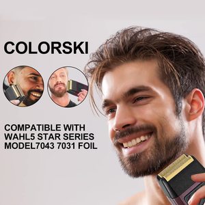 2 pièces de rechange professionnelles pour rasoir rotatif, avec double lame et barre de coupe, pour un rasage précis du visage, lavables - Product Image 3