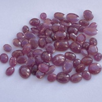 8mm 10mm 12mm rubis naturel à facettes ovale rond poire coupe pierre précieuse en vrac pour la fabrication de bijoux AAA qualité précieux anneaux fins anneau