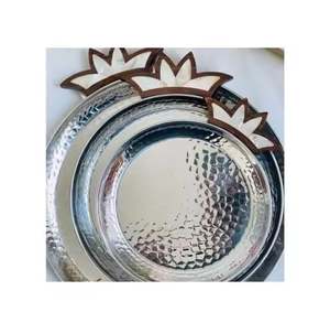 การออกแบบที่น่าชื่นชมไม้อาหารขนมหวานถาดเสิร์ฟชุดถาดไม้ 2 ชิ้นพร้อมที่จับเชือกสําหรับอุปกรณ์เครื่องครัวในราคาต่ํา - Product Image 6