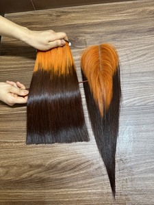 Couleur chaude Transparent Lace Front Vietnamien Remy Extensions de Cheveux Doux Naturel Italien Curl Naturel Vague Style Fermeture pour les Femmes - Product Image 4