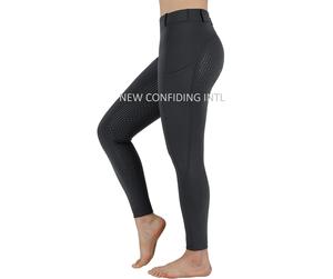 Better Quality High Waist <b>With</b> <b>Phone</b> <b>Pockets</b> Custom Fashionable Ladies Equestrian <b>Leggings</b> Breathable Horse <b>Riding</b> Tights - Product Image 3