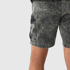 STITCHMODE Short en velours côtelé pour hommes, personnalisé, délavé à l'acide, séchage rapide, respirant, antibactérien, short décontracté de haute qualité, OEM - Product Image 5