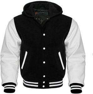 Nuevas chaquetas universitarias Versity para hombre, la última chaqueta de béisbol de talla grande personalizada OEM para hombre, cuero universitario de estilo largo para invierno - Product Image 3