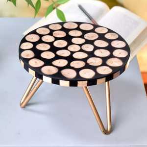 Support à gâteau en résine au design moderne personnalisable avec taille et base en métal pour manche de couteau Vente à chaud - Product Image 2