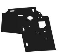 Plaque robuste en fonte Tradella International N307881 compatible avec tracteur John Deere, pour usage structurel moteur, garantie 1 an