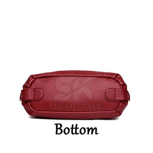 Sac à main en cuir de mode uni pour femmes, idéal pour le bureau, les voyages et un usage décontracté, sac à main en cuir personnalisé de couleur unie - Product Image 5