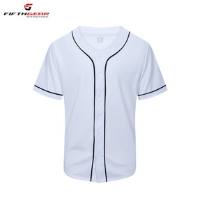 Camiseta de béisbol personalizada de alta calidad, camiseta de béisbol de tela de malla de poliéster reciclable transpirable de secado rápido - Product Image 5