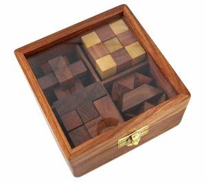 Ensemble de puzzles en bois massif |   Finition artisanale raffinée |   Vente en gros directe d'usine - Product Image 1