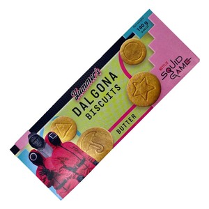 บิสกิตเกมปลาหมึก dalgona 140กรัมของ yummer สำหรับการส่งออกและขายปลีก - Product Image 1