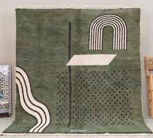 Alfombras anudadas a mano de alta calidad hechas de lana pura Lana hilada a mano Premium Alfombras de lana Alfombras anudadas a mano para dormitorios - Product Image 6