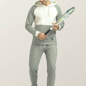 เสื้อฮู้ดของผู้ชายดีไซน์ใหม่แนวสตรีทผ้าคอตตอนผสมน้ำหนักเบามีฮู้ดของผู้ชายผ้าฝ้ายเนื้อนุ่มใส่สบาย - Product Image 5