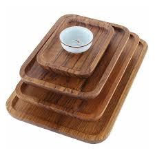 Table de Restaurant plateau de service rectangulaire en bois pour fruits fromage assiette en bois de cuisine taille personnalisée - Product Image 2