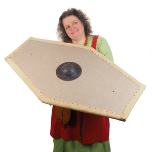 โล่ไม้ตกแต่งบ้านและสำนักงาน28นิ้วสีดำประวัติศาสตร์ยุคกลางสำหรับคอสเพลย์และตกแต่งด้วยโล่ของขวัญสำหรับเจ้านาย - Product Image 5