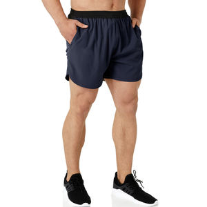 Venta de verano, pantalones cortos dobles de cintura alta para hombres, gimnasio, Fitness, Yoga, botín, estilo informal con patrón de decoración, talla 6XL para deportes - Product Image 1