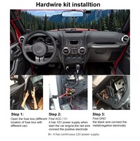Convertidor DC-DC Buck de 4 Etapas con Protección de Voltaje, Cableado Directo, 5V 2A Tipo-C 12V 24V para Cámara de Coche y GPS, Venta al por Mayor Directa de Fábrica
