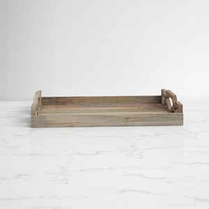 ถาดไม้ทรงสี่เหลี่ยมผืนผ้า1ชิ้นถาดเสิร์ฟงานแฮนด์เมดรูปทรงไม่เหมือนใครโดยสงสัยในต่างประเทศ - Product Image 6