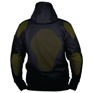 Vente en gros personnalisée moto CE moto blindée épais coton monocouche hommes sweats à capuche protecteurs amovibles à capuche - Product Image 3