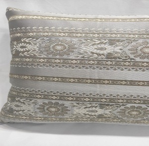 Wholesale Modern Jacquard Fabric Cushion Cover Light Luxury Creamy Colored <b>Pillow</b> <b>Cases</b> Comfortable Creamy Colored <b>Pillow</b> - Product Image 2