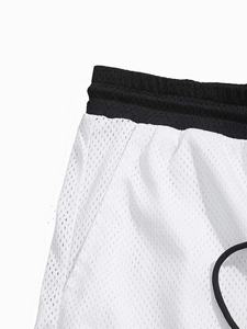 Shorts de basket-ball pour hommes en gros, shorts de basket-ball de fitness américains, shorts de basket-ball à double poche en mesh - Product Image 5