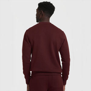 Vêtement de sport décontracté pour homme, logo personnalisé en gros, ensemble de survêtement 2 pièces, pull à manches longues, jogging, survêtement uni, taille plus - Product Image 3