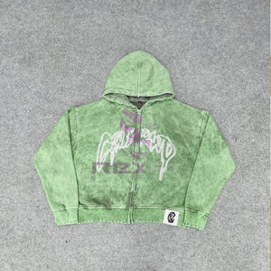 Top vente votre propre logo le plus demandé sweat à capuche zippé Puff imprimé fabriqué en usine sweats à capuche à bas prix hommes sweats à capuche pour hommes - Product Image 1