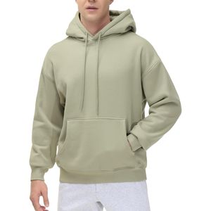 Sweat-shirt à capuche pour homme en coton 100% poids lourd 300-500GSM, imprimé personnalisé, coupe régulière, pull à épaules tombantes, décontracté - Product Image 1