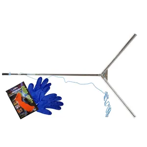 AromaNano kristal mavi 42 inç geniş kesme yolu içerir 20 ayak halat bıçak kalemtıraş gölet ve göl ot kesici seti