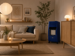 Los mejores calentadores de gas portátiles infrarrojos para interiores para el hogar "Bella Color Blu" Made in ITALY - Product Image 4