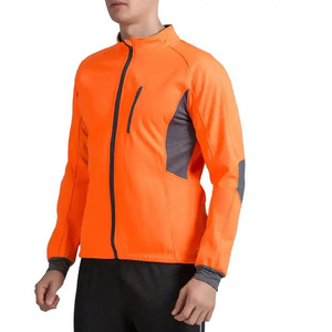 Veste coupe-vent extérieure à manches longues de Style High Street pour hommes veste de couleur unie à col montant en polyester de haute qualité - Product Image 3