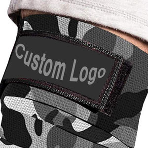 Logo personnalisé Musculation élastique Powerlifting Néoprène Genouillères Unisexe Prix direct d'usine pour l'haltérophilie - Product Image 2