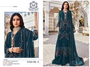 El último diseñador indio paquistaní exclusivo, la última tela semicosida Salwar Kameez, ropa de fiesta étnica de moda para mujer, nupcial - Product Image 2