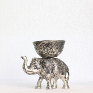 Elegante cuenco de elefante de metal, gran centro de mesa decorativo para decoración del hogar, colección de arte, vajilla para servir, proveedor mayorista - Product Image 1