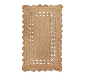 Tapis de couloir indien fait à la main en coton et jute multicolore pour mauvaise chambre et salon, chemin de couloir - Product Image 3