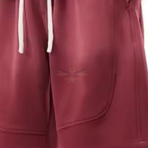 กางเกงขาสั้นสีจางแบบลำลองโลโก้ตามสั่ง - Product Image 5