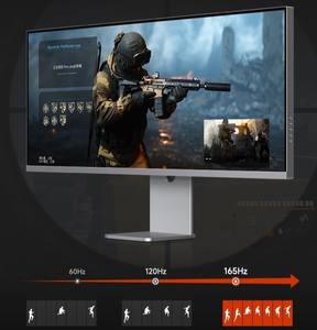 سبيكة ألومنيوم 34 بوصة 4k UHD UHD i 1ms وقت استجابة شاشة الألعاب متوافقة مع AMD FreeSync ضوء أزرق منخفض وميض مجاني - Product Image 4