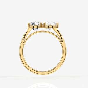 Toi Moi <b>14K</b> <b>Gold</b> <b>Ring</b> with Portuguese Cut Lab Grown Diamond - Product Image 4