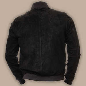 Top Design Men's 100% High Quality Leather <b>Jacket</b> <b>Waterproof</b> Breathable Quilt Lining Stand Collar Full Sleeve Custom Logo <b>Winter</b> - Product Image 3