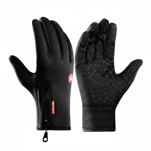 Guantes Unisex de Invierno para Todo el Dedo, Resistentes al Viento, con Cierre de Cremallera, Impermeables, Compatibles con Pantalla Táctil, Antideslizantes, para Senderismo y Ciclismo al Aire Libre - Product Image 4