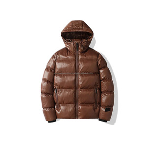 Custom Plus Size Customized Color <b>Bubble</b> <b>Coat</b> Men's Puffer Jacket Winter Bomber Unisex Breathable Front Logo Low Price - Product Image 4