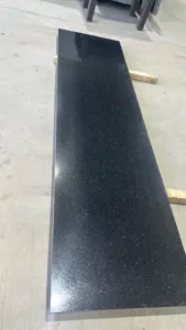 Dalle de granit moderne poli de haute qualité Big Black Galaxy South pour la décoration intérieure murale - Product Image 2