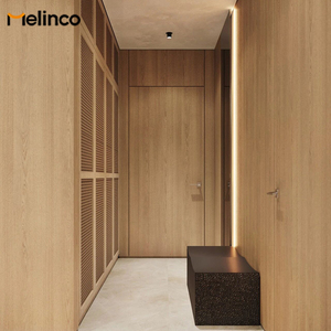Melinco Interior Customizable Invisible Secret Bedroom <strong>Door</strong> Same Color Process Villa Hotel Home Furniture Aluminum-wood <strong>Doors</strong> - Product Image 4