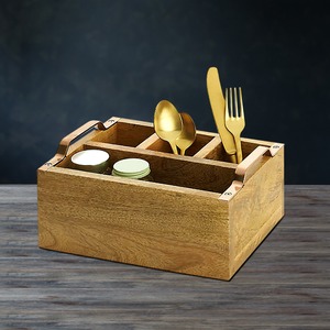 Boîte à épices en bois d'accessoires de cuisine de qualité d'exportation indienne pour garder l'épice disponible au prix de gros boîte à épices en bois - Product Image 6