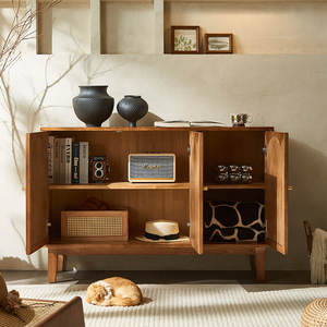 47.24 ''extensible moderne buffet armoire meubles en bois pour la maison salon salle à manger ou hôpital utiliser un design polyvalent - Product Image 2