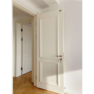 أبواب داخلية حديثة لغرف النوم الرئيسية عازلة للصوت بسطح نهائي وطريقة فتح جانبية بتصميم قياسي - Product Image 3