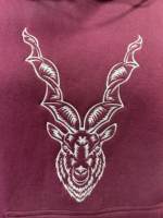 Sweat-shirts de qualité supérieure pour hommes, en coton, à capuche, chauds, vente en gros, broderie personnalisée, sweats à capuche Markhoor Ibex, vêtements OEM