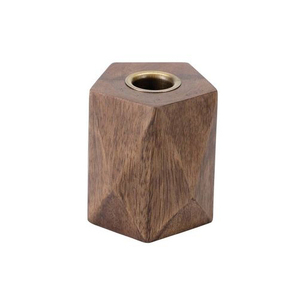 <b>Wood</b> Whitewash <b>Candlestick</b> Candle <b>Holders</b> Home Wedding Decoration - Product Image 5