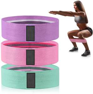 Bandas Elásticas Ajustables para Cadera con Logotipo Personalizado para Gimnasio y Fitness |   Bandas Elásticas de Resistencia para Entrenamiento - Product Image 1