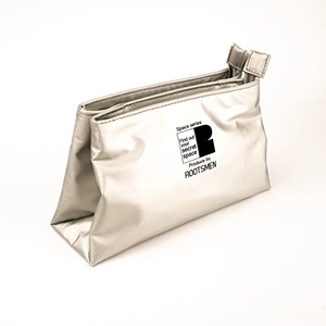 Trousse de toilette en nylon pour femmes à la mode avec fermeture à glissière sécurisée pour cosmétiques - Product Image 3